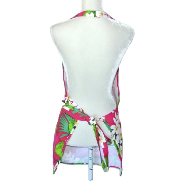 Suzi's Young Fashion Hawaii Floral Apron NWT - Picture 6 of 6